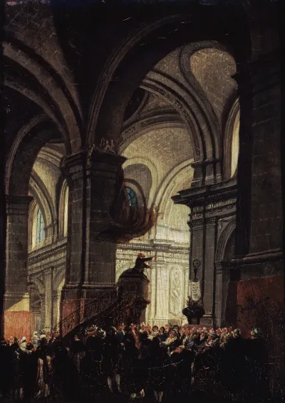 Sermon Dun Capucin Dans Leglise Saint Roch