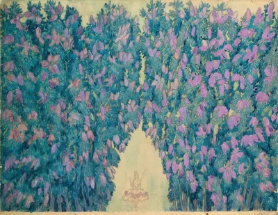 Set Design For La Belle Au Bois Dormant La Poussee Des Lilas