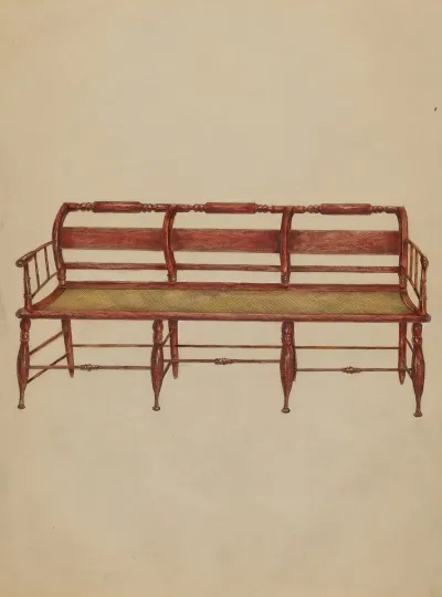 Settee Or Hall Seat