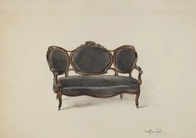 Settee Walnut