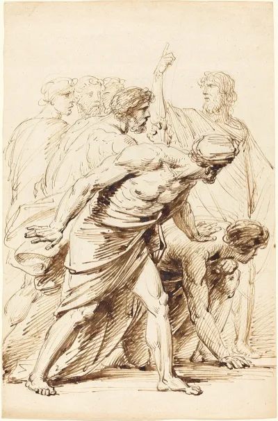 Seven Men In Antique Dress