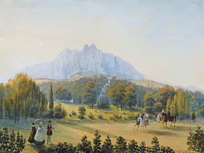 Seven Views Of Miskhor In The Crimea Vi