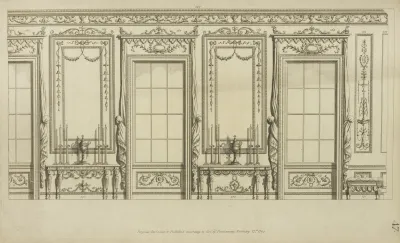 Several Designs Of Windows And Moldings