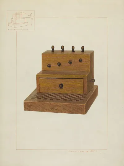 Sewing Kit And Spool Box