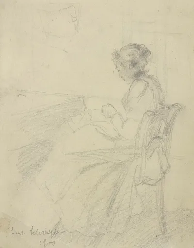 Sewing Woman