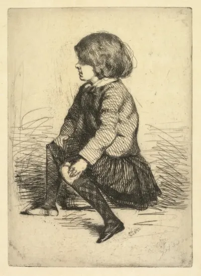 Seymour Haden Jr Seated