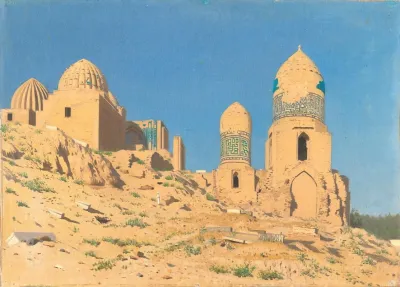 Shah I Zinda Mausoleum In Samarkand
