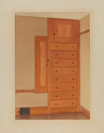 Shaker Built In Cupboard