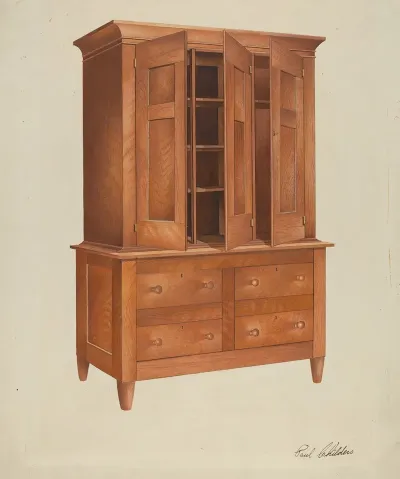 Shaker Cabinet 9