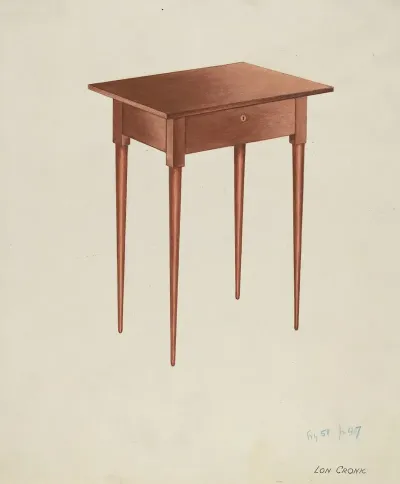 Shaker Candle Table