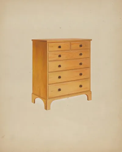 Shaker Chest Of Drawers 3
