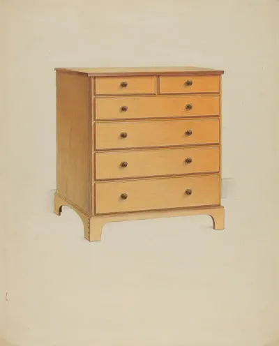 Shaker Chest Of Drawers 7