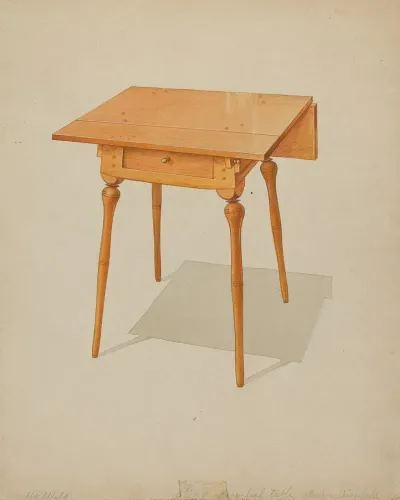 Shaker Drop Leaf Table