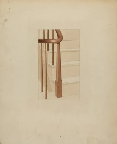 Shaker Newel Post 3