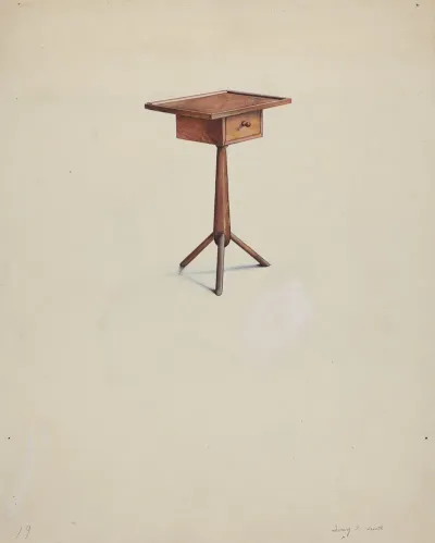 Shaker Peg Leg Stand
