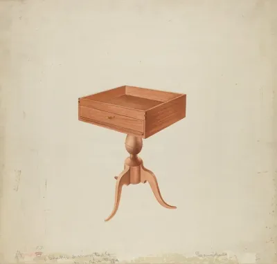 Shaker Sewing Table 5