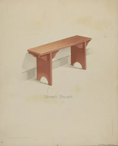 Shaker Short Bench