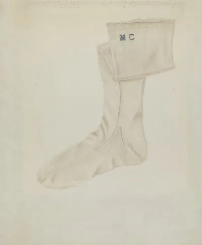 Shaker Womans Stocking
