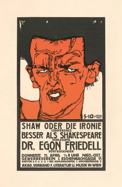 Shaw Oder Die Ironie Vorlesung Dr Egon Friedell