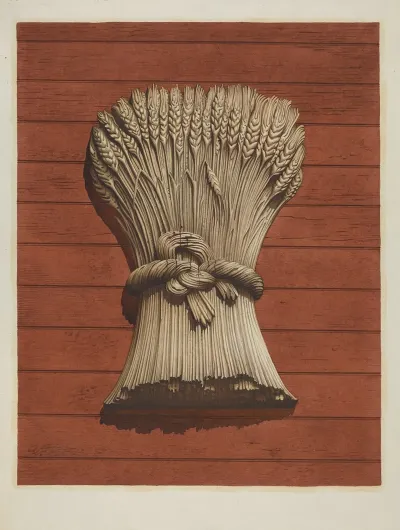 Sheaf Of Wheat Shop Sign