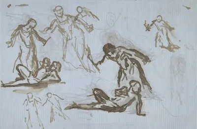 Sheet Of Figure Studies
