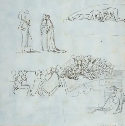 Sheet Of Sketches 4