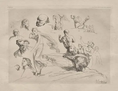 Sheet Of Sketches 6