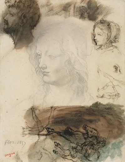 Sheet Of Studies And Sketches