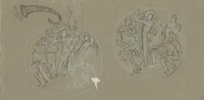 Sheet Of Studies For Huntington Ceiling