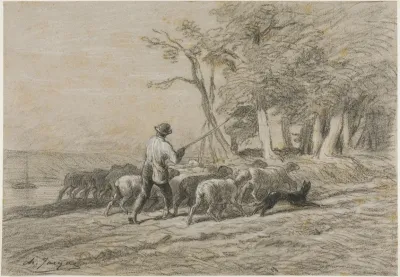 Shepherd And His Flock