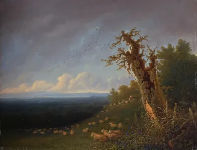 Shepherd Boy On A Hillside