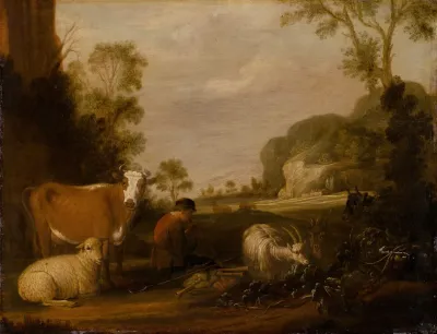 Shepherd Playing Music