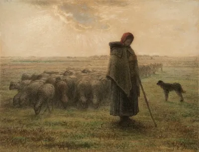 Shepherdess And Her Flock 2