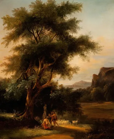 Shepherds At The Shrine Of Artemis