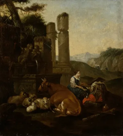 Shepherds In The Roman Campagna 2