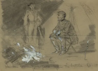Sheridan Receiving Reports After The Battle Sept 19