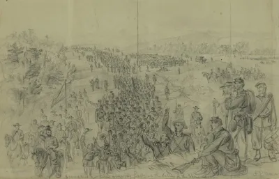Sheridans Army Following Early Up The Valley Of The Shenandoah