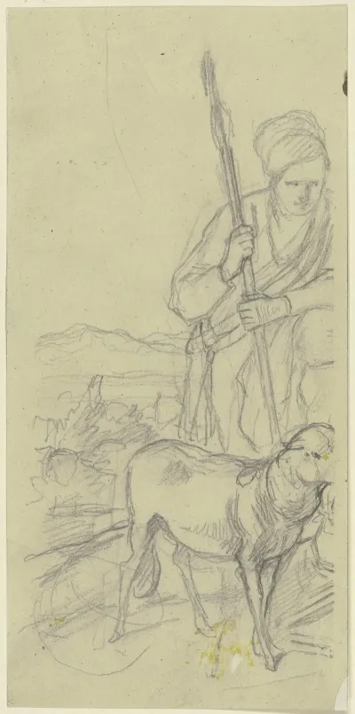 Sherpherd With Sheep