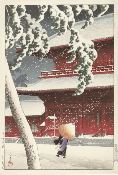 Shiba Zojoji Zojoji Temple Shiba_1925