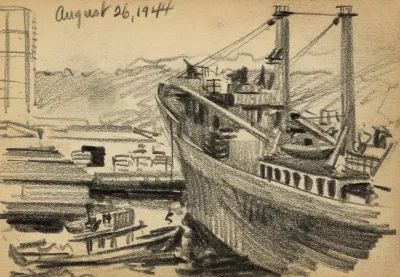 Ship And Tugboat