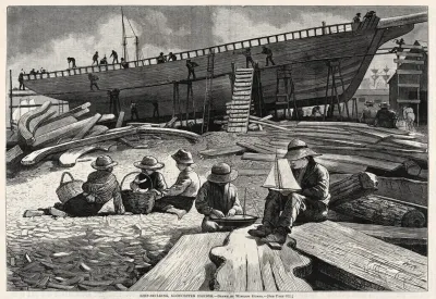Ship Building Gloucester Harbor