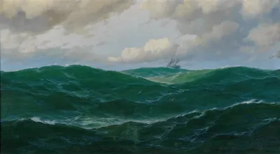 Ship On Rough Seas