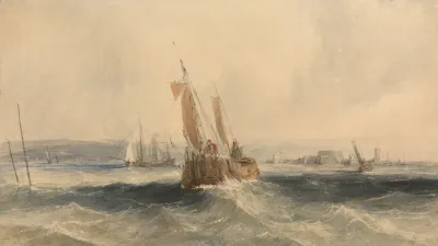 Shipping Off The Isle Of Wight