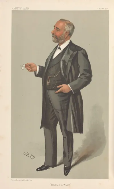 Shipping Officials Harland And Wolff The Right Hon William James Pirrie January 8 1903