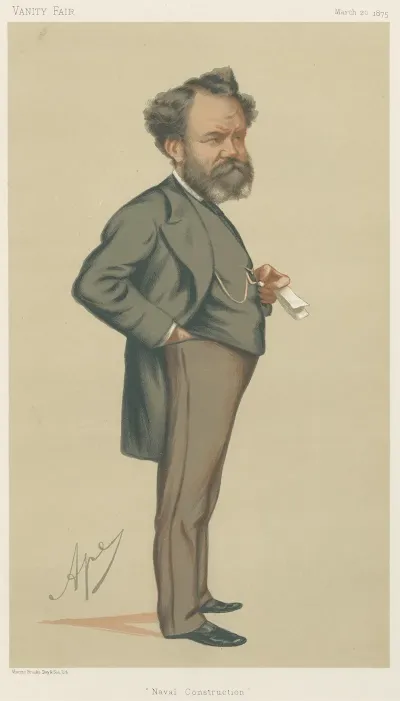 Shipping Officials Naval Construction Mr Edward James Reed March 20 1875