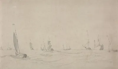 Shipping On A Rough Sea