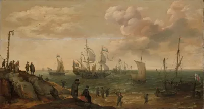 Ships Along The Shore