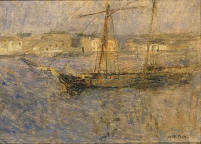 Ships At Anchor Cherbourg No I