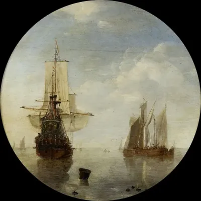 Ships At Anchor