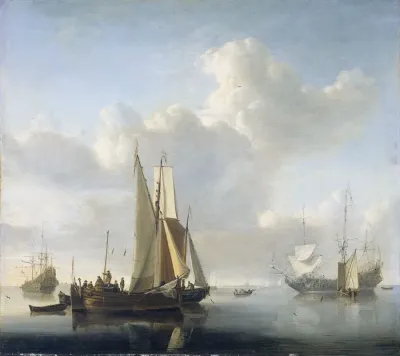 Ships Before The Coast